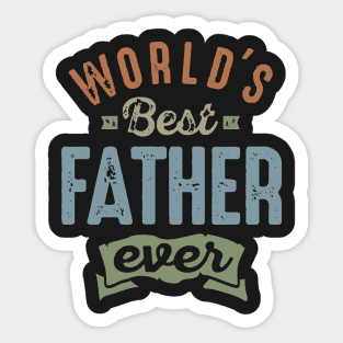 World's Best Father Sticker